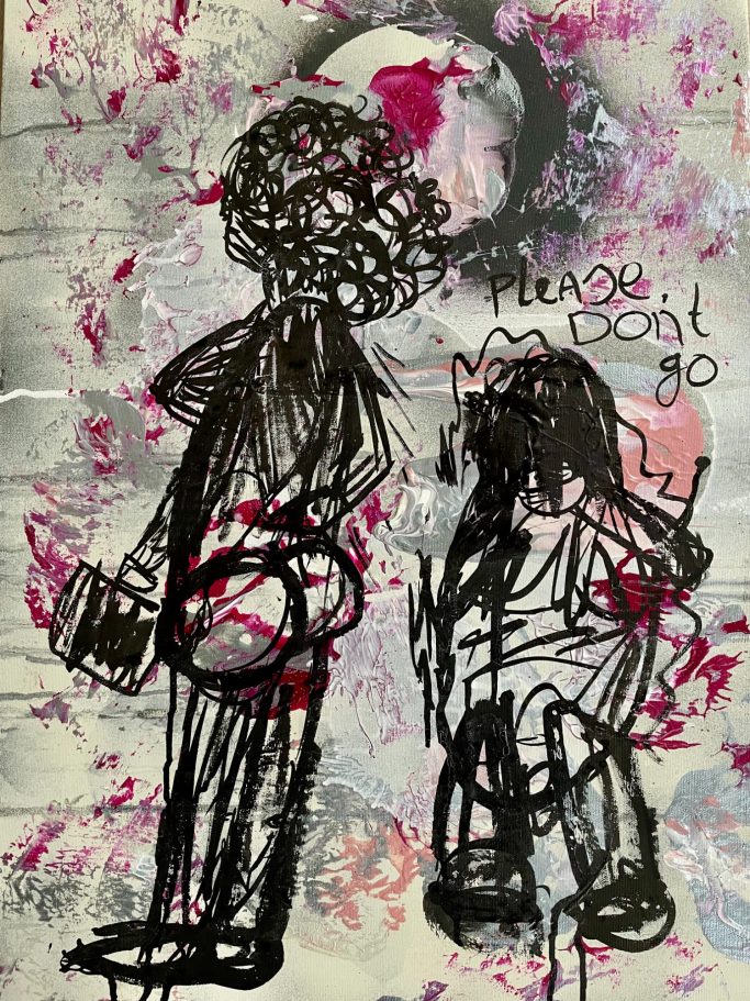 Relationship status: Please, don't go (2/2) 50 x70