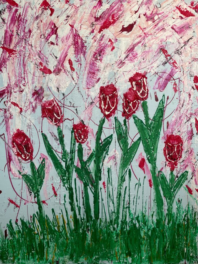 Wild Tulips 60 x 80
